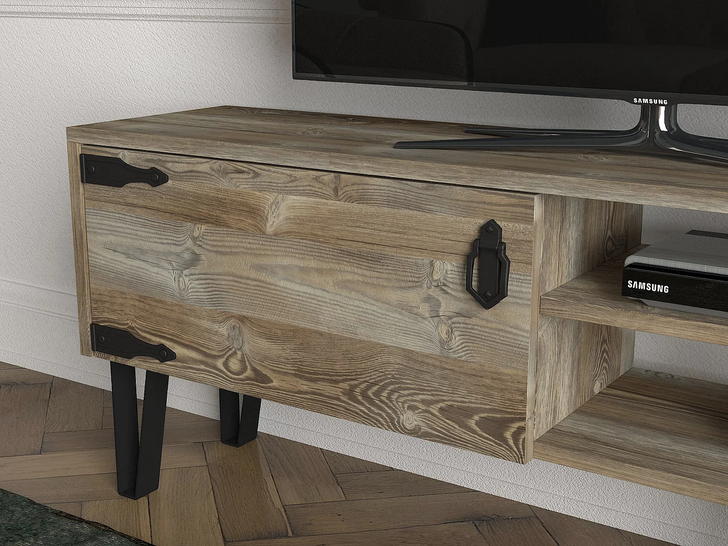 Wohnwand Costa Eiche