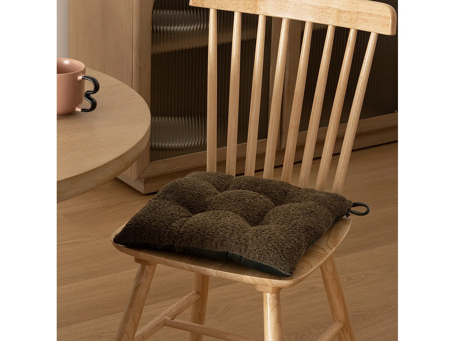 Galette de chaise bouclette