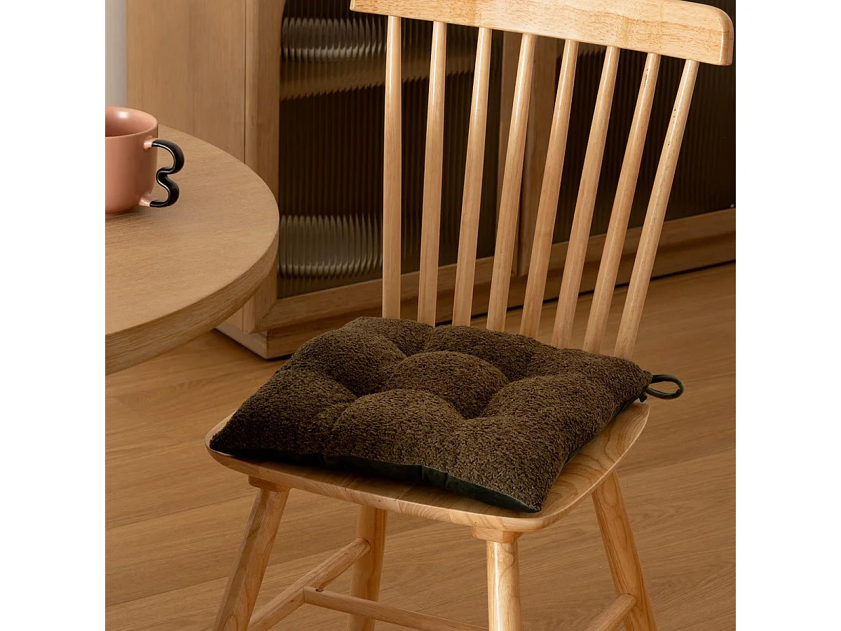 Galette de chaise bouclette