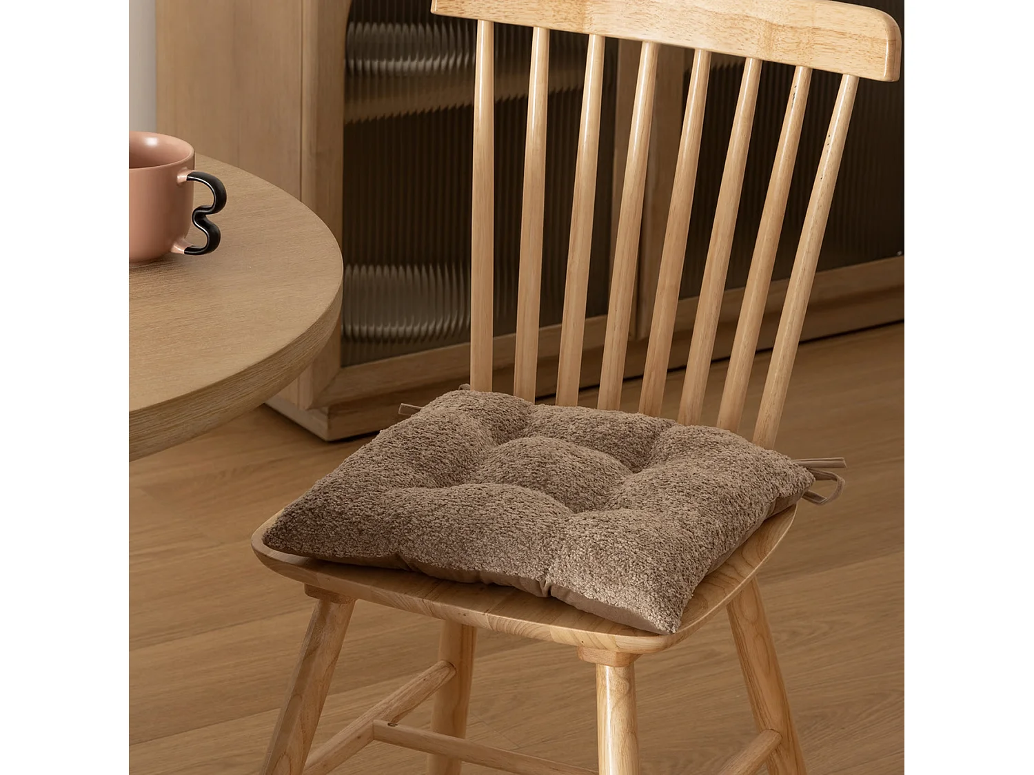 Galette de chaise bouclette