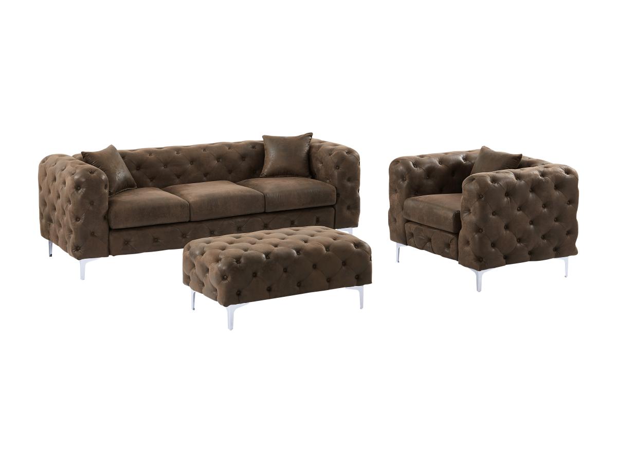 Chesterfield-Sofa 3-Sitzer, Chesterfield-Sessel & Chesterfield-Hocker - Mik günstig online kaufen