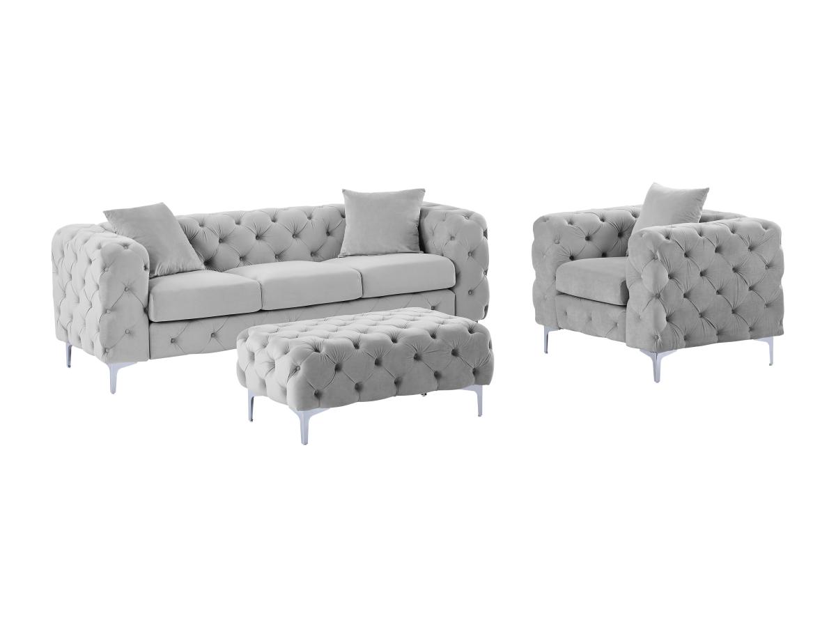 Chesterfield-Sofa 3-Sitzer, Chesterfield-Sessel & Chesterfield-Hocker - Sam günstig online kaufen