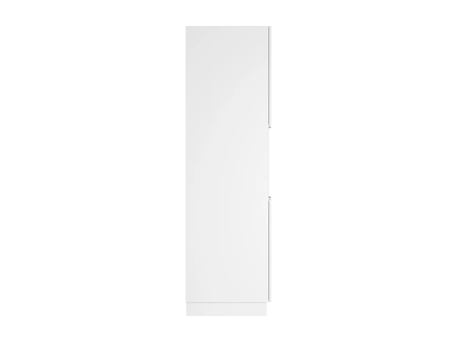 Colonne de cuisine avec 2 portes et 2 niches - Blanc - CARMEO