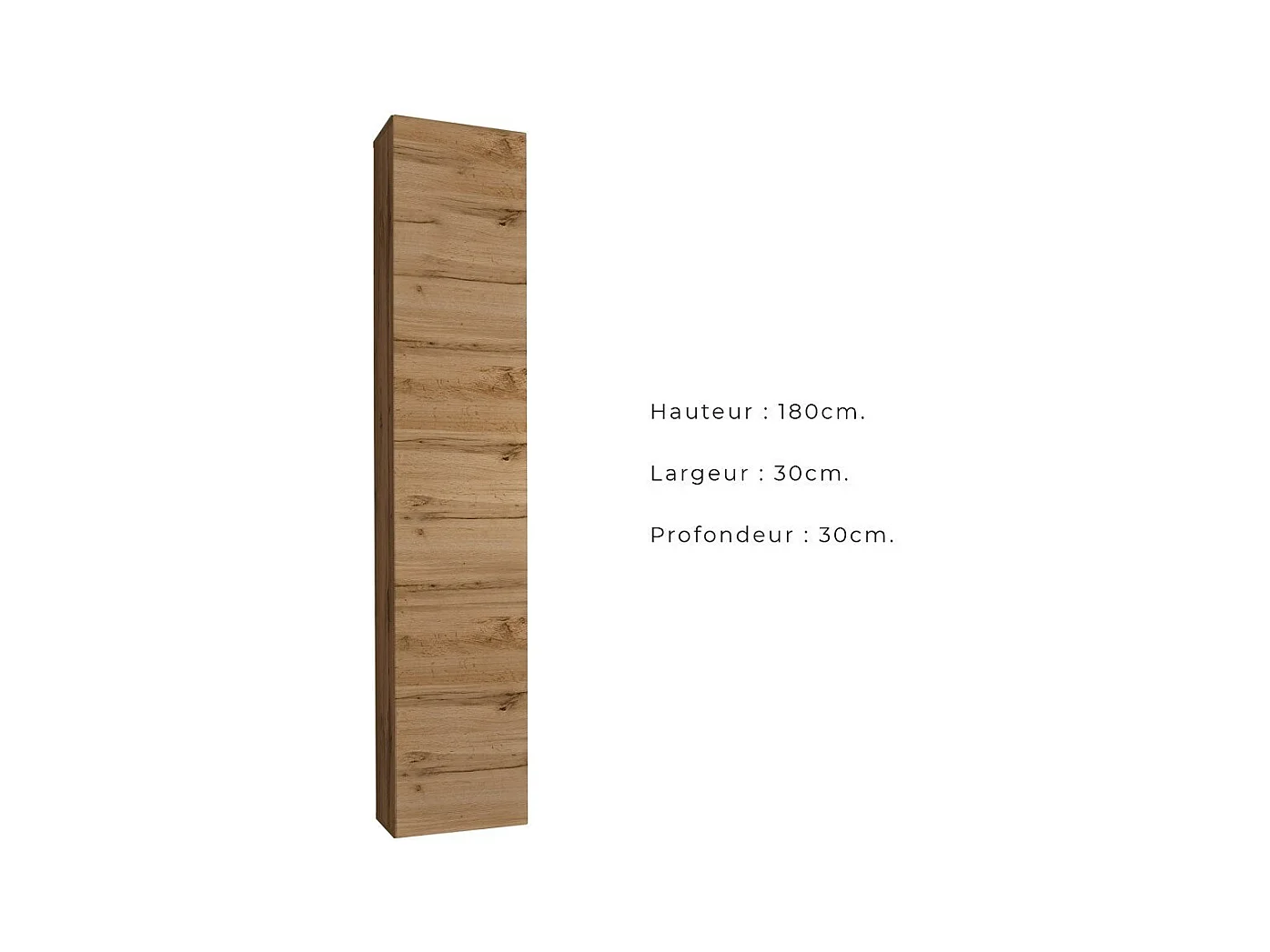 Conjunto de móveis para sala de estar estilo industrial SWITCH M5. Cor carvalho.