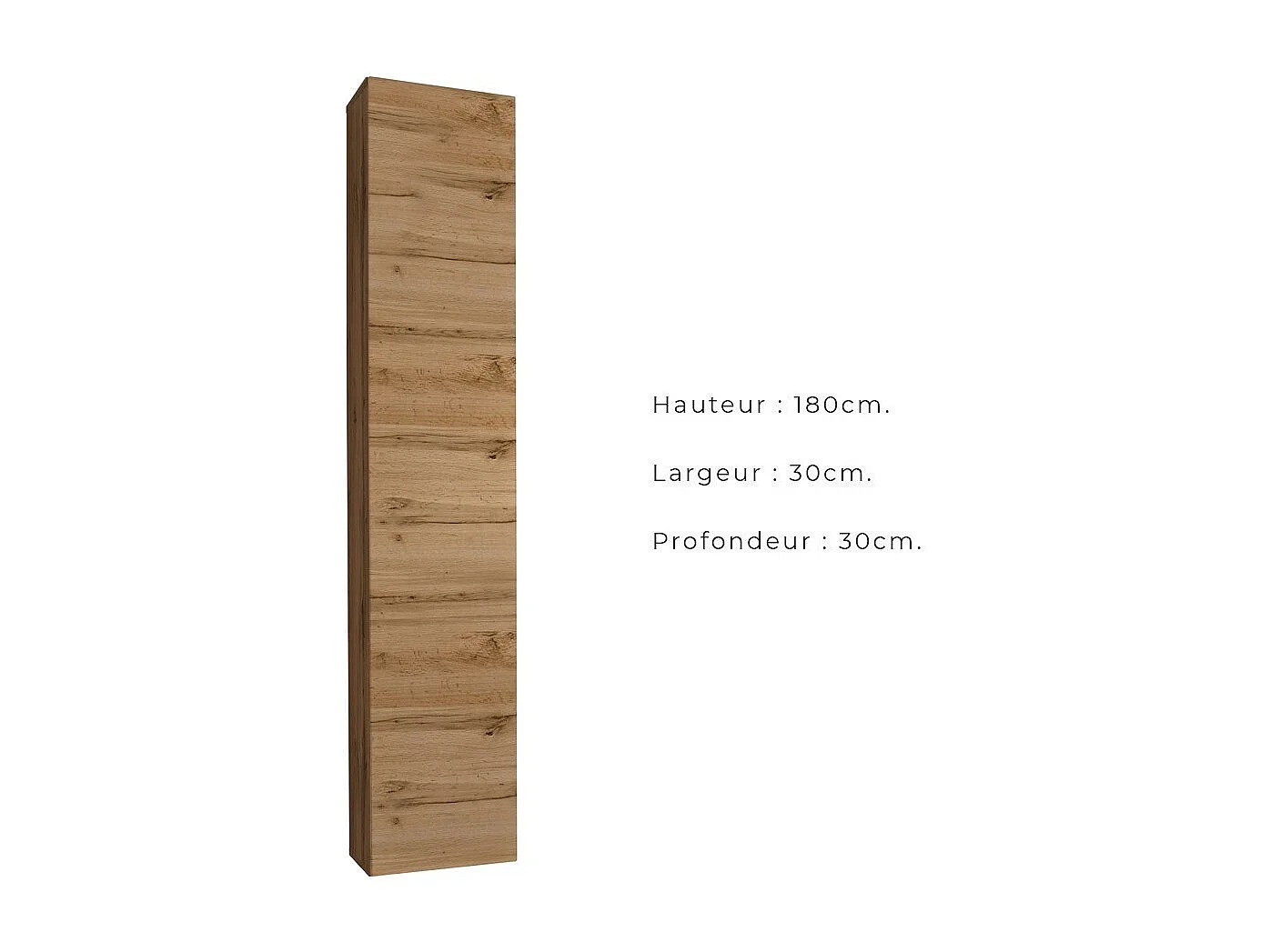 Ensemble meubles de salon style industriel SWITCH M5. Coloris chêne.