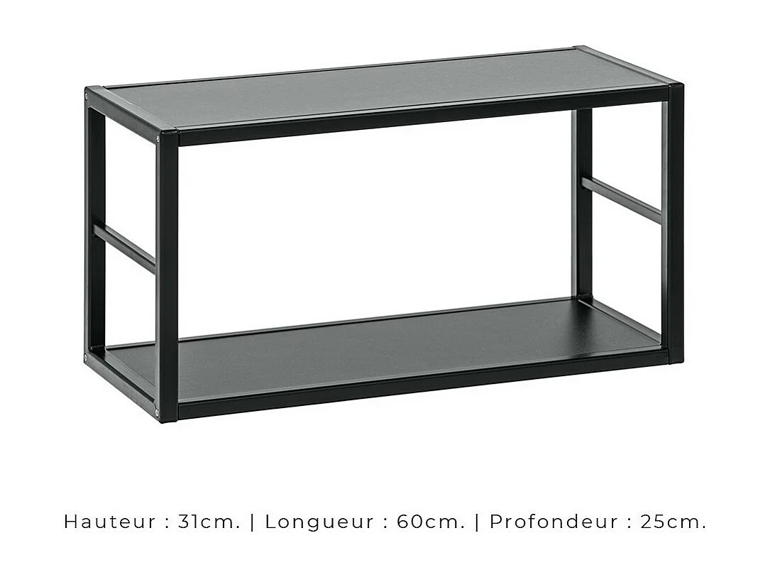 Conjunto de móveis para sala de estar estilo industrial SWITCH M3. Cor branca.