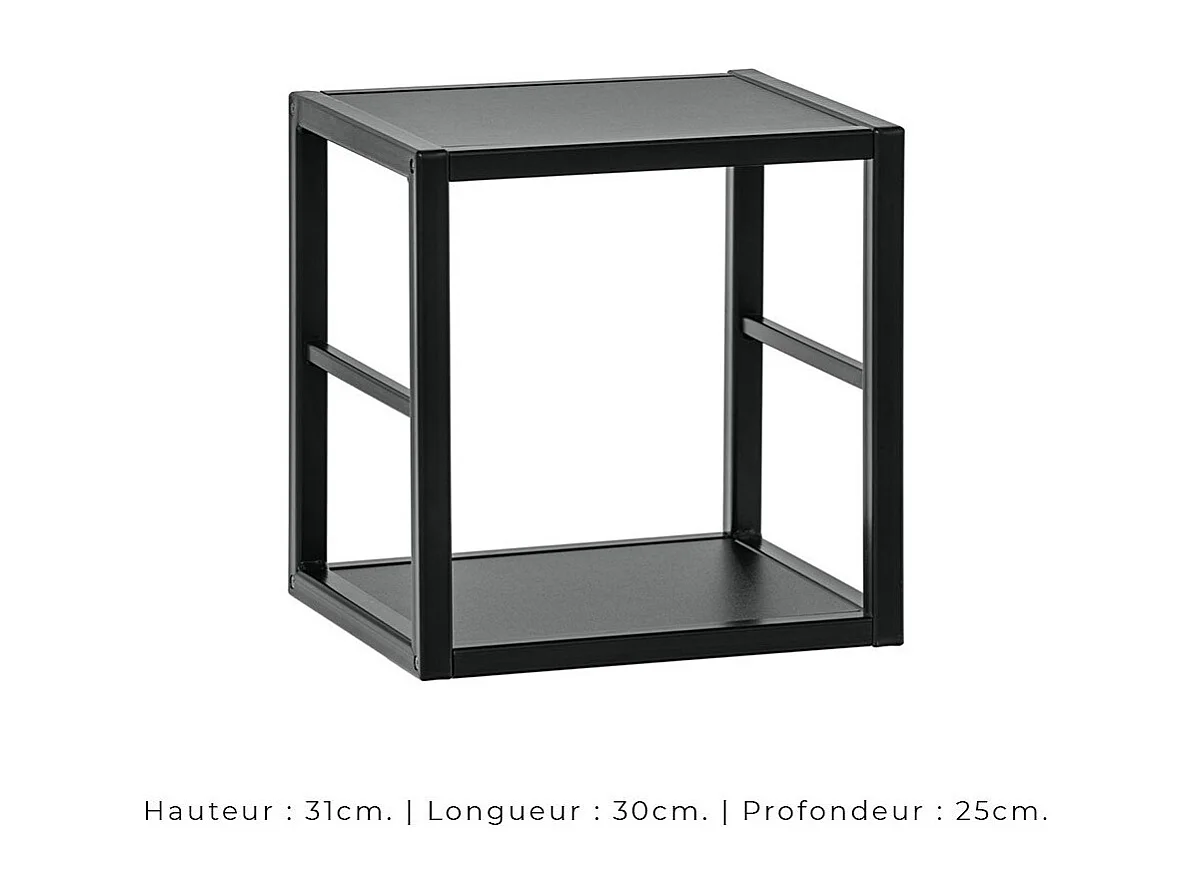 Industriële stijl woonkamermeubelset SWITCH M2 - Grijs - Ingebouwde LED - Modern ontwerp