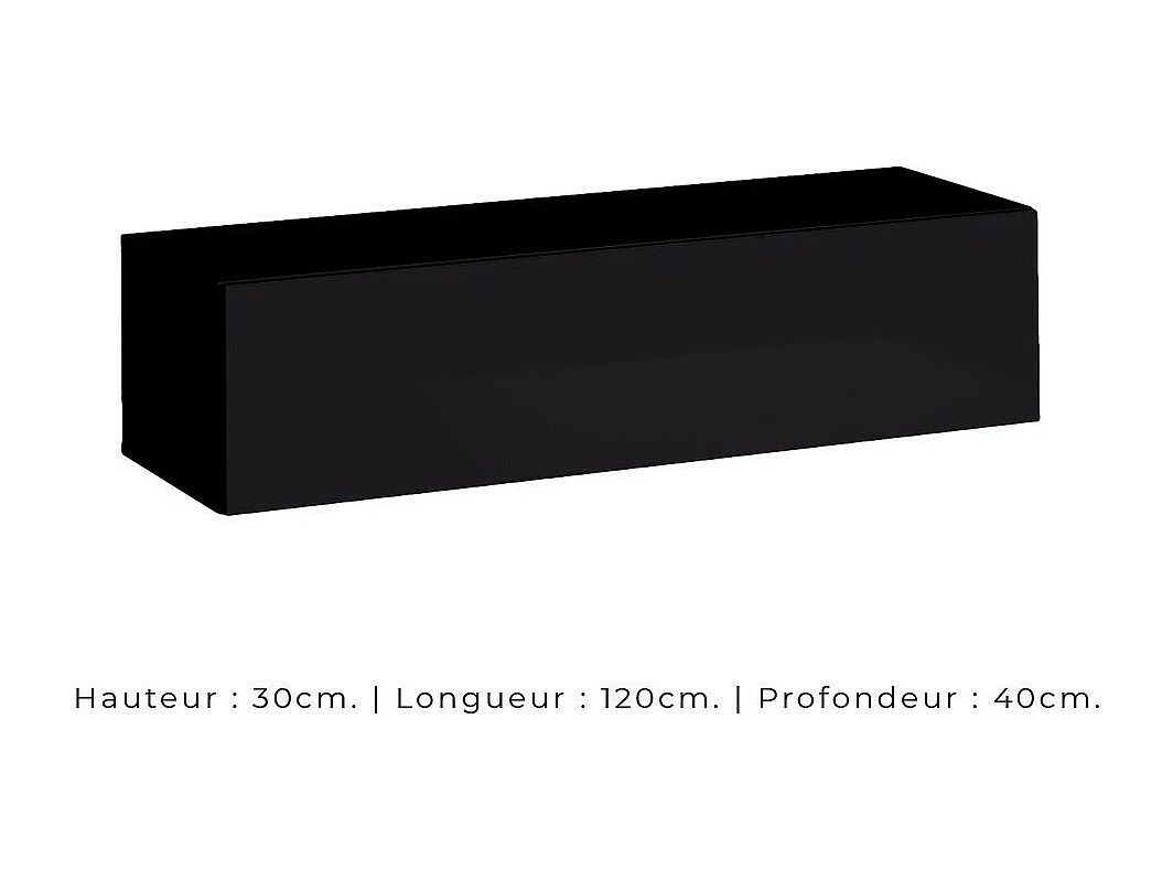 Industriële stijl woonkamer meubelset SWITCH M3. Kleur zwart.