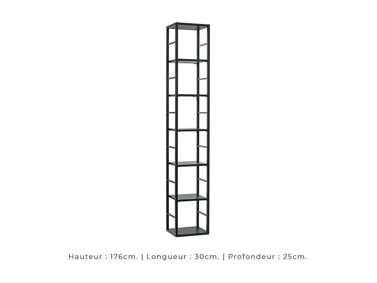 Ensemble meubles de salon industriel SWITCH M6 – Gris – Éclairage LED & système Push to Open