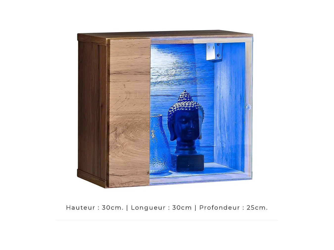 Conjunto de móveis para sala de estar estilo industrial SWITCH M3. Cor: carvalho.