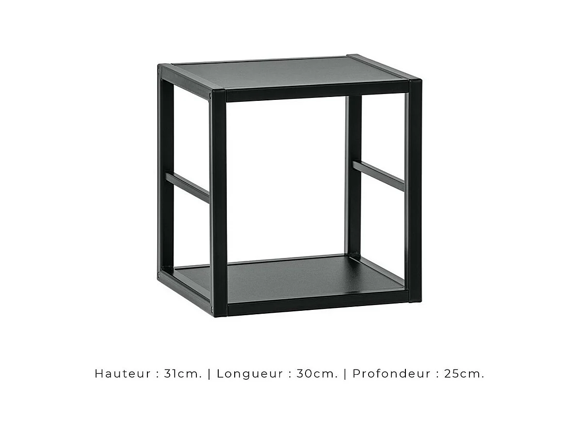 Conjunto de móveis para sala de estar estilo industrial SWITCH M2. Cor branca.