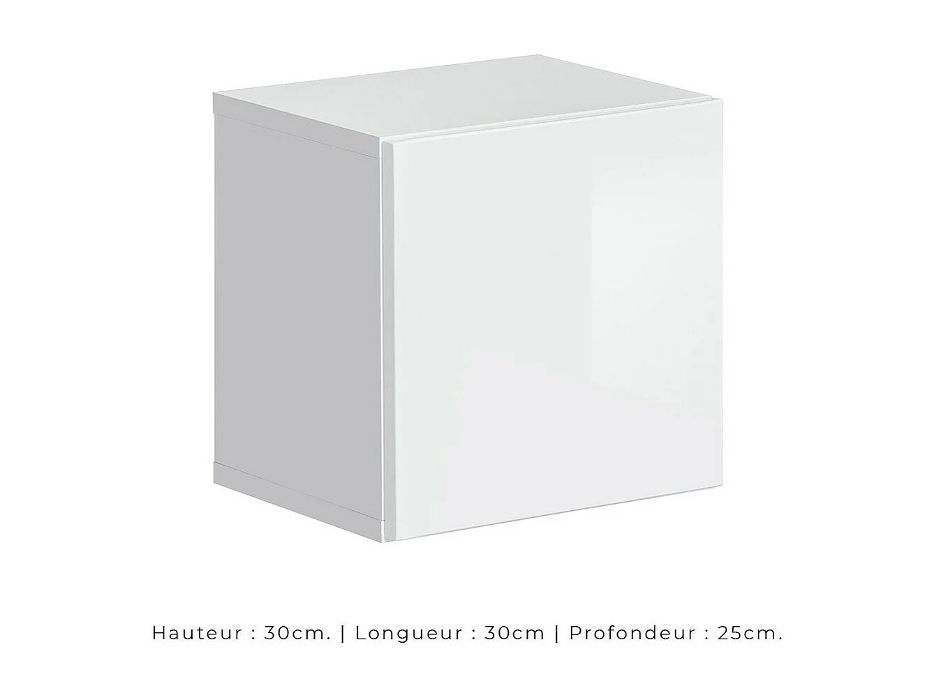 Conjunto de móveis para sala de estar estilo industrial SWITCH M2. Cor branca.