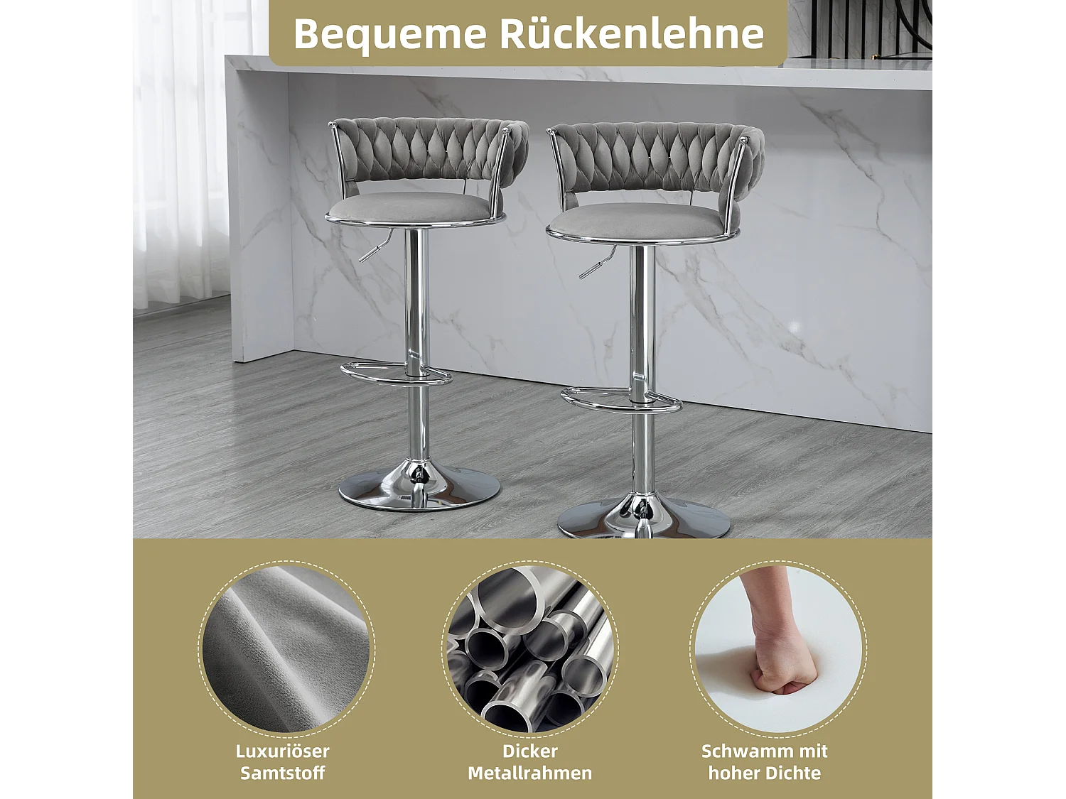 Fauteuil Lounge Moderne, Bureau Et Salon, Style Rétro Élégant