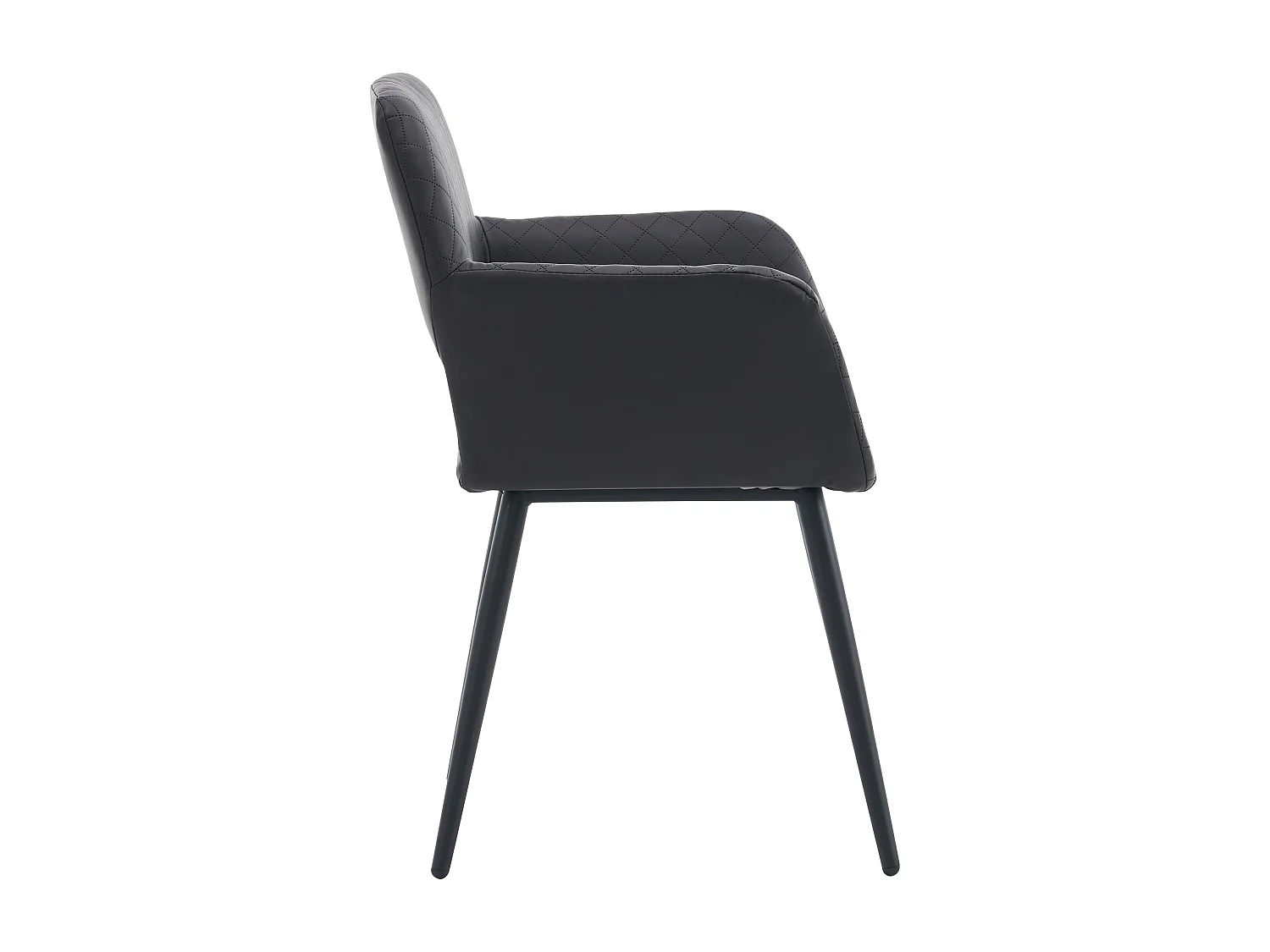 Lot De 6 Chaises De Maquillage En Similicuir, Entretien Facile, Pour Salon Et Chambre, Noir