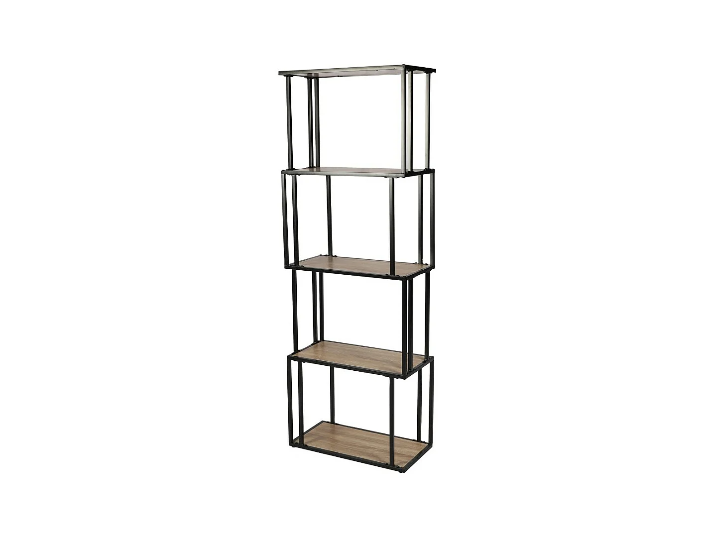 Bibliothèque ouverte de bureau avec 5 étagères – Collection HOLBORN 60x30x170 cm