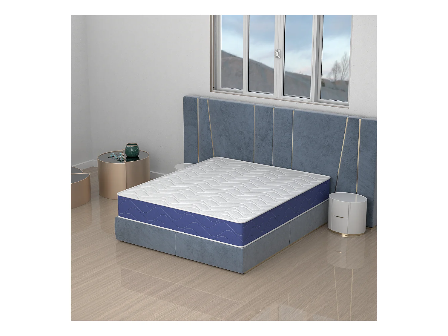 Matelas Memory Foam à zones différenciées 180x200x25