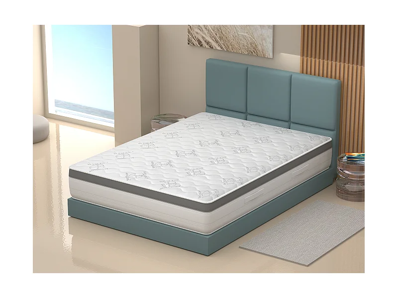 5-Schichten-Matratze, Memory Foam, Bayscent Neutralizer abnehmbar,13 Zonen 180x200x25