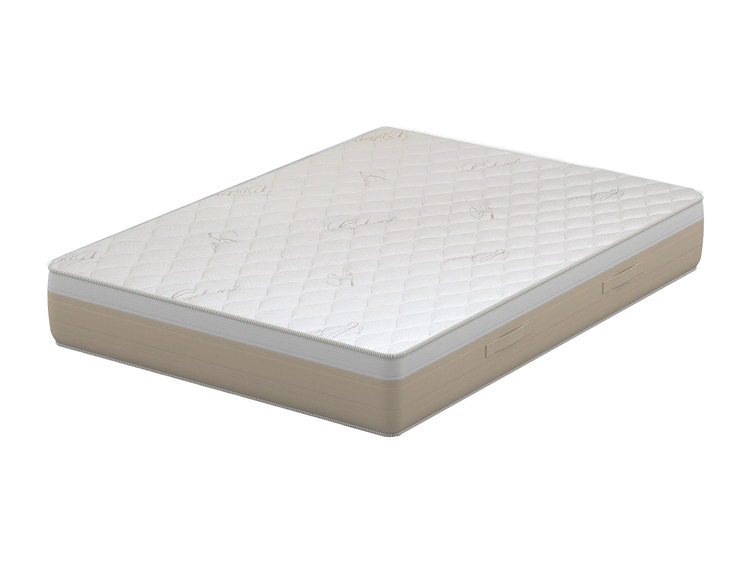 Matelas Ressorts Ensachés Memory Gel, Lin Coton Amovible,13 Zones 180x200x24