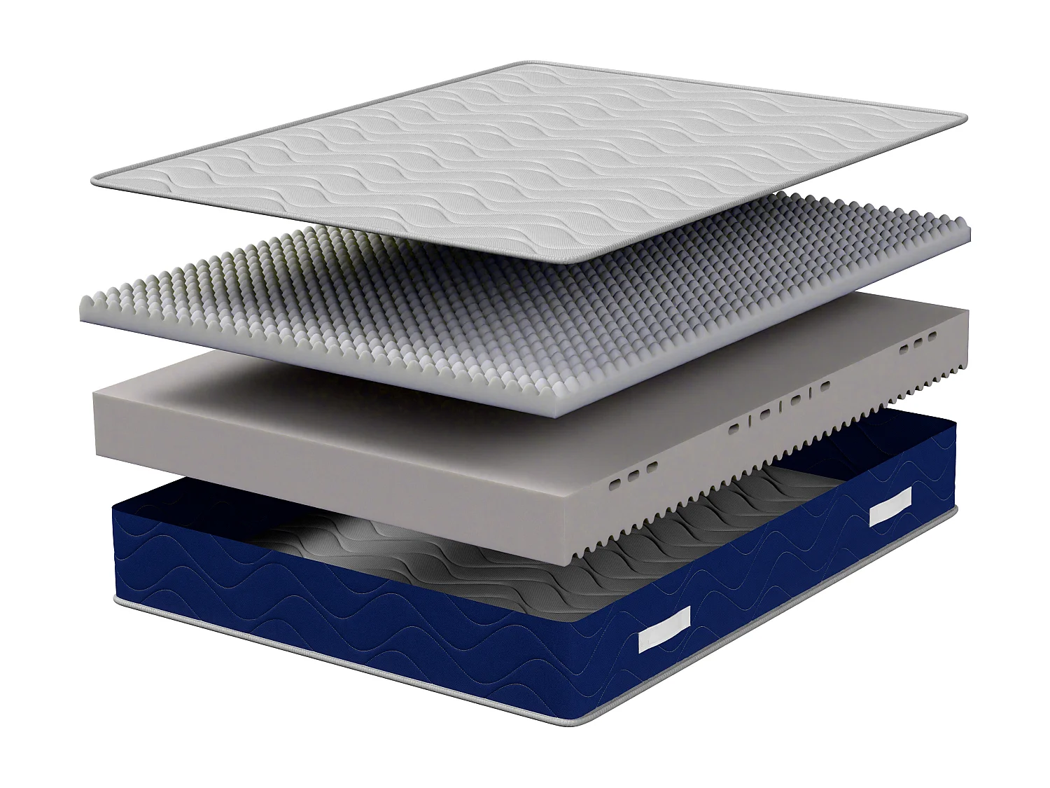 Colchón Memory Foam con zonas diferenciadas 120x190x25