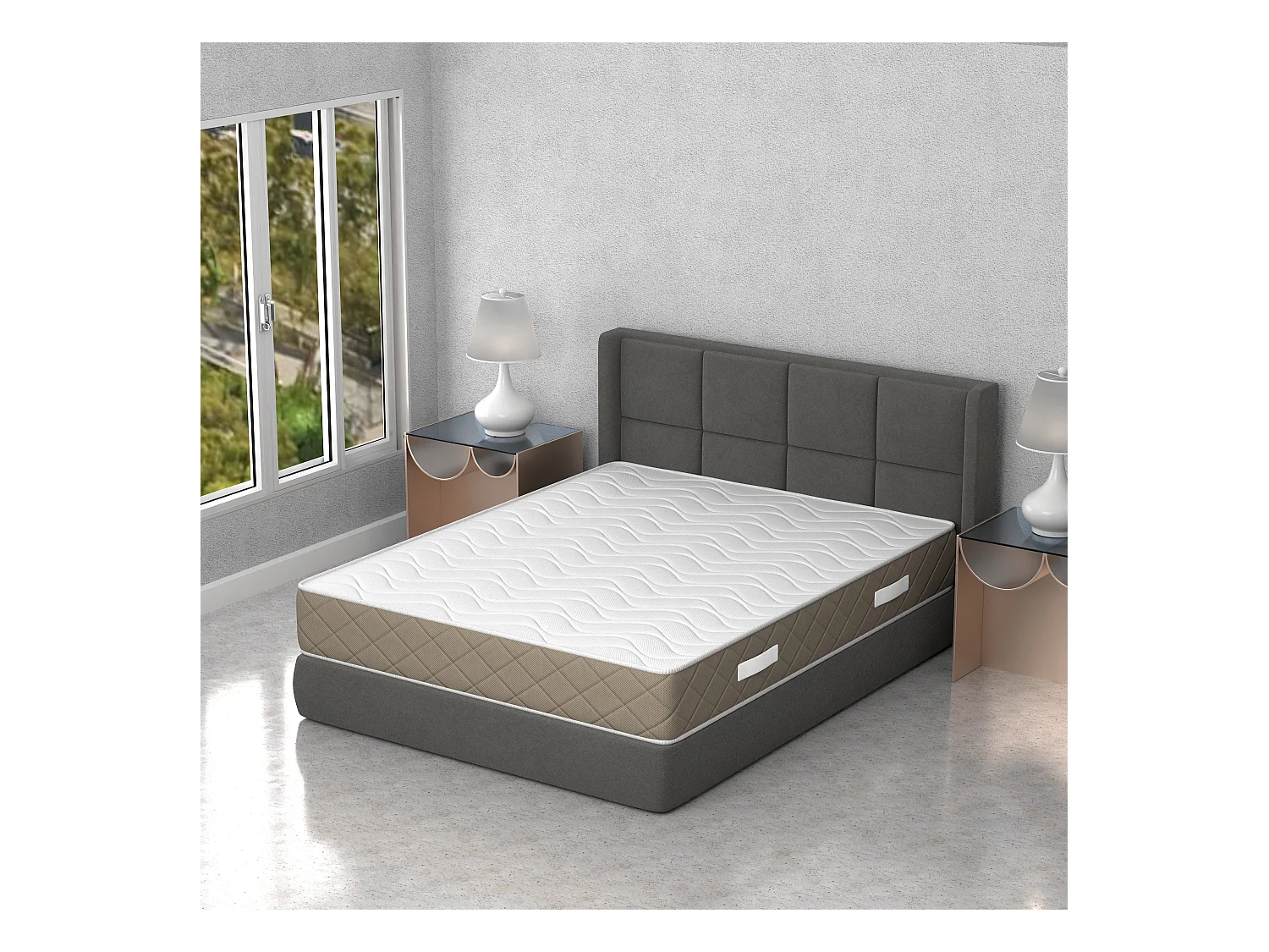Matelas Memory Foam Confort 180x200x28