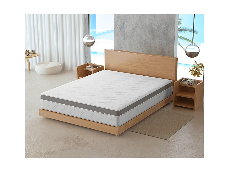 Matratze 800 Unabhängige Taschenfedern Polirelax 7 Zonen Air Touch 140x200x22