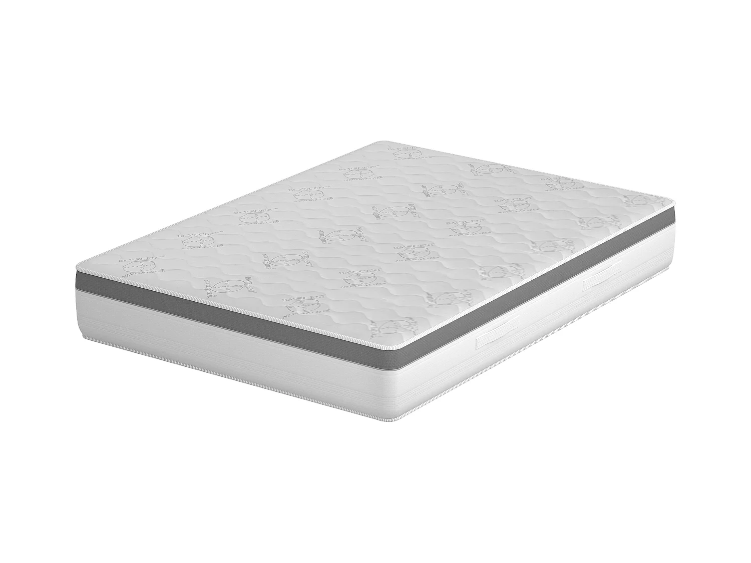 Matelas 5 couches, Memory Foam, Bayscent Neutralizer Amovible,13 zones 80x190x25