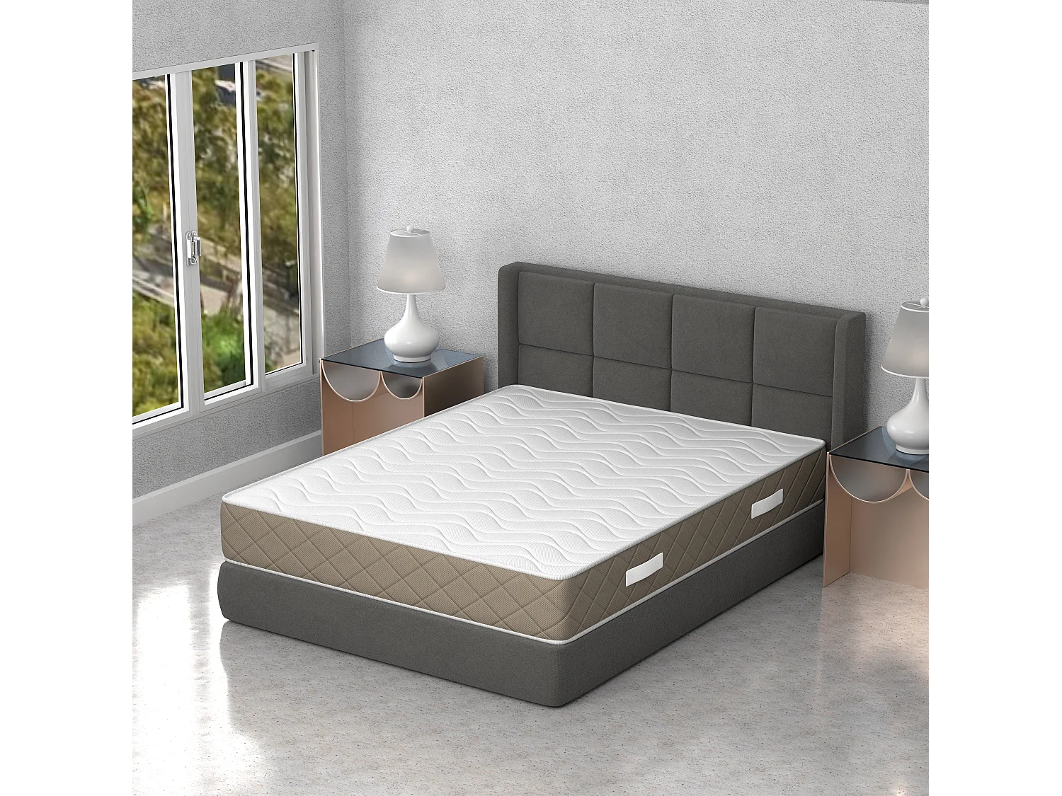 Matelas Memory Foam Confort 90x200x28