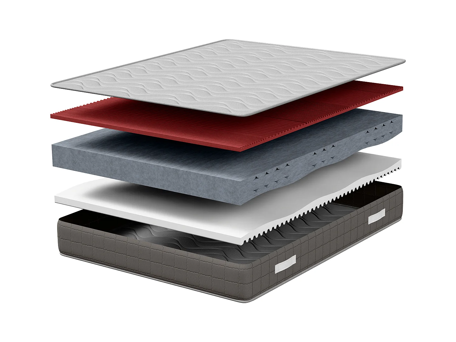 Colchón Memory Foam Hipertranspirable Ortopédico 160x200x20