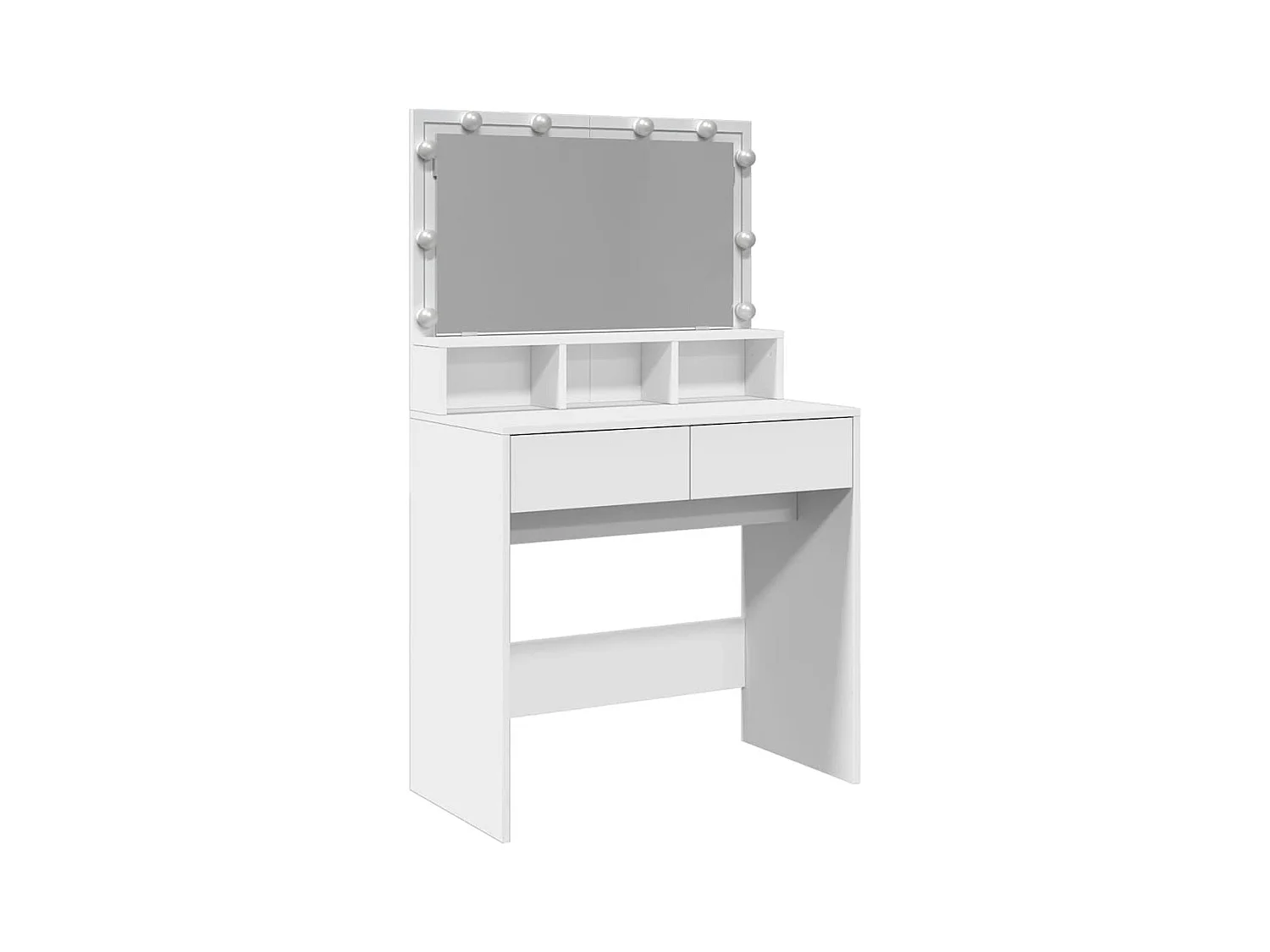 Coiffeuse avec LED blanc 80x41x134,5 cm