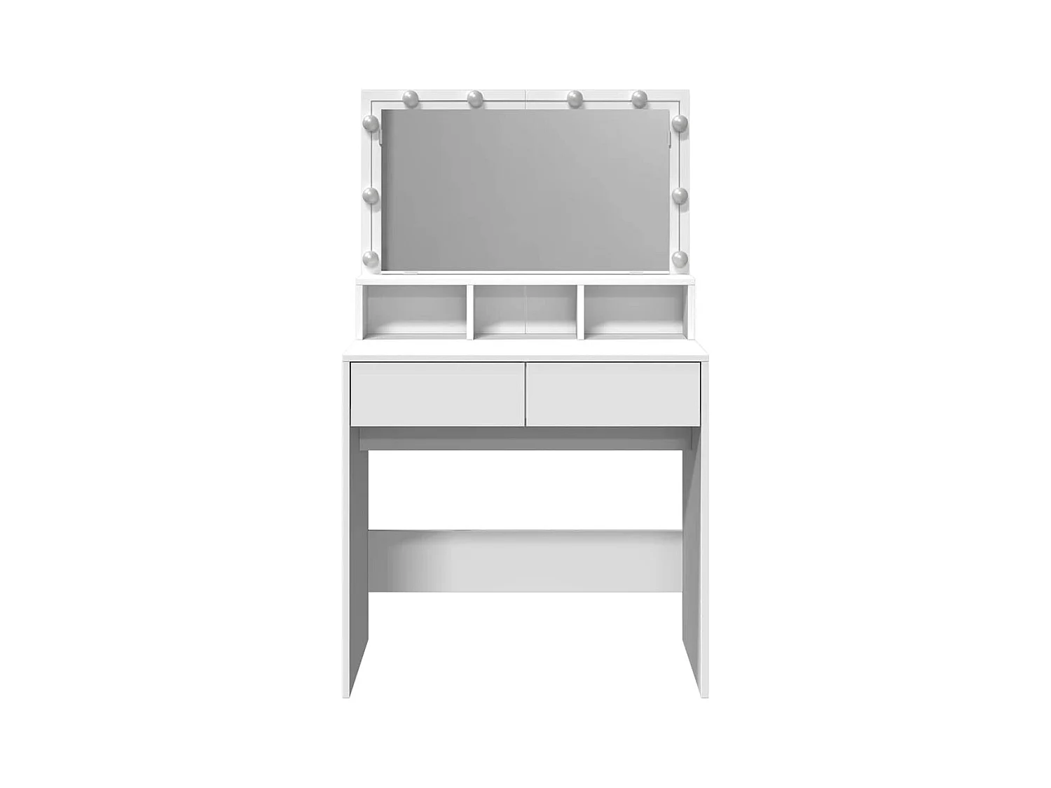 Coiffeuse avec LED blanc 80x41x134,5 cm
