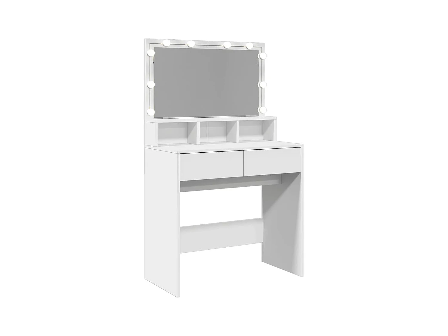 Coiffeuse avec LED blanc 80x41x134,5 cm