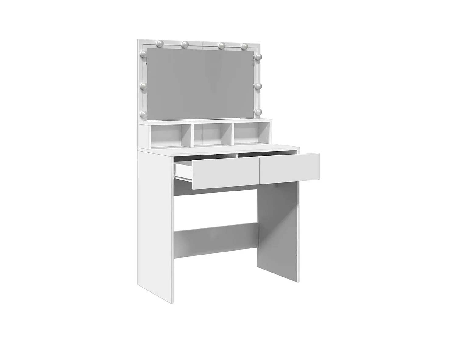 Coiffeuse avec LED blanc 80x41x134,5 cm
