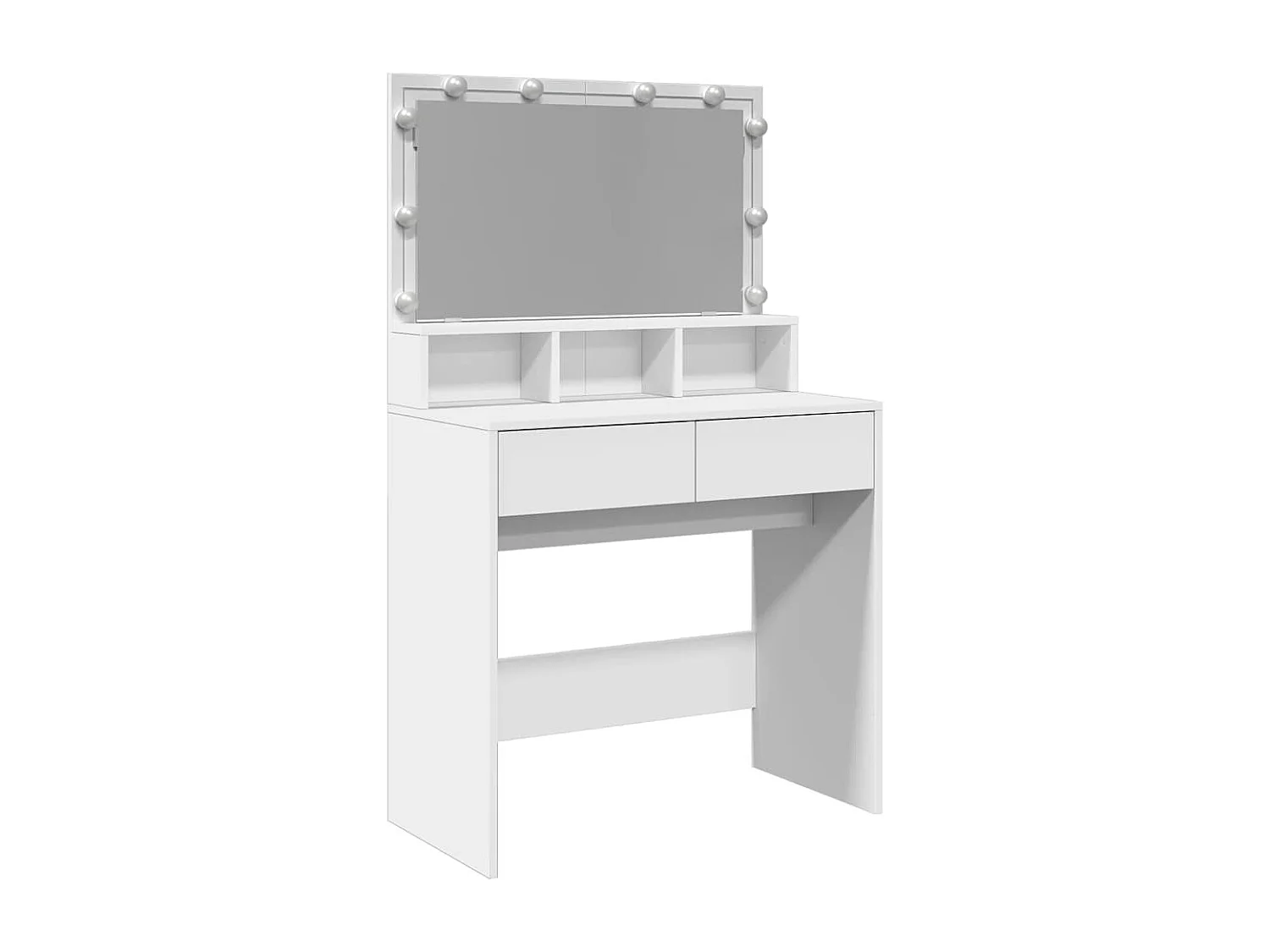 Coiffeuse avec LED blanc 80x41x134,5 cm