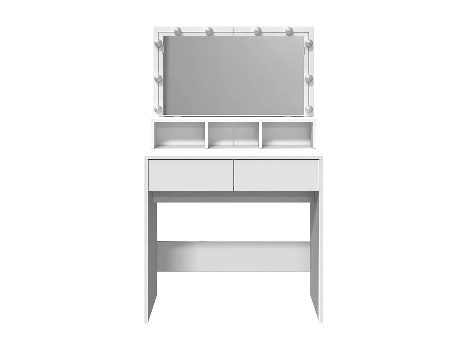 Coiffeuse avec LED blanc 80x41x134,5 cm