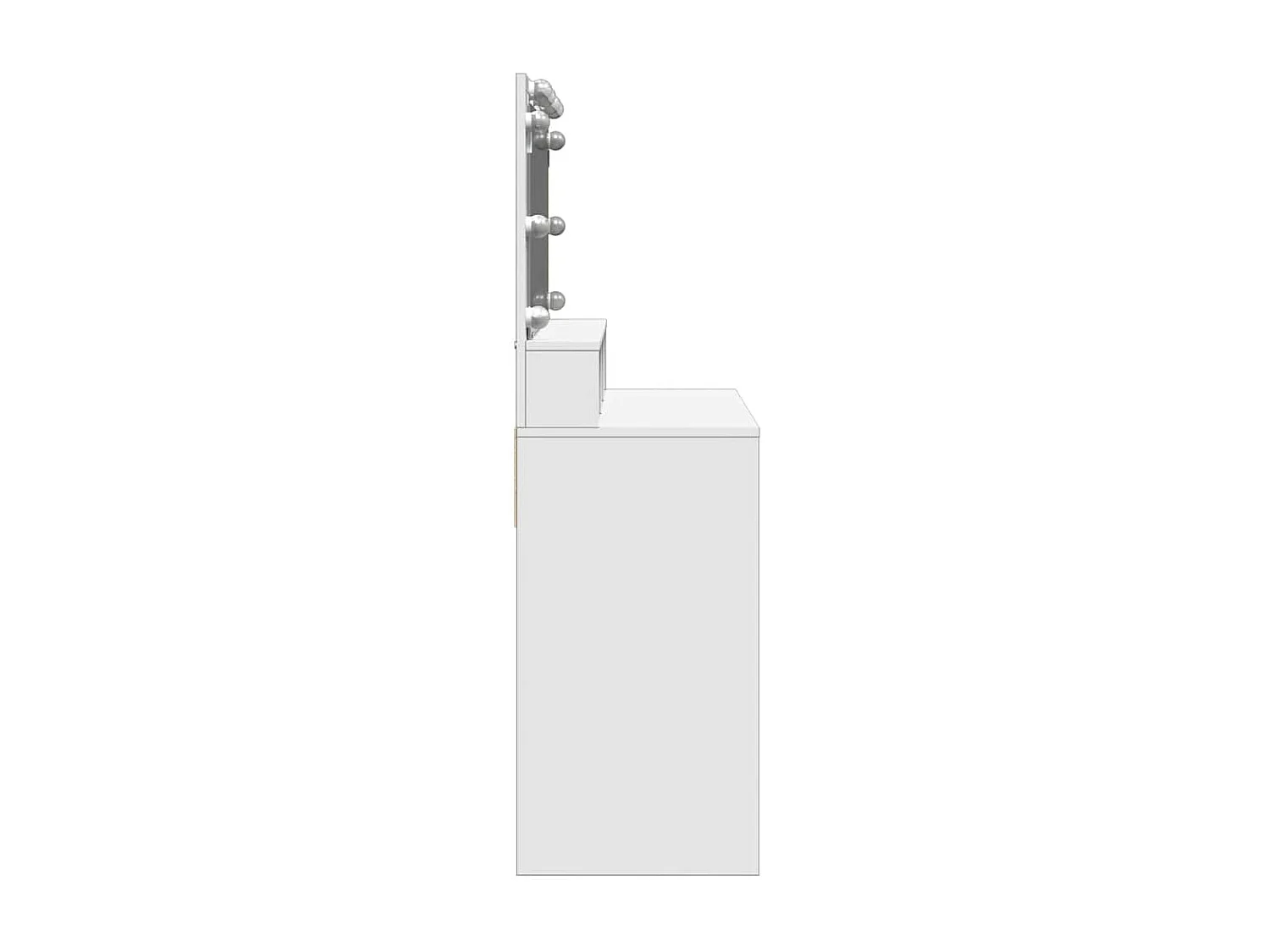 Coiffeuse avec LED blanc 80x41x134,5 cm