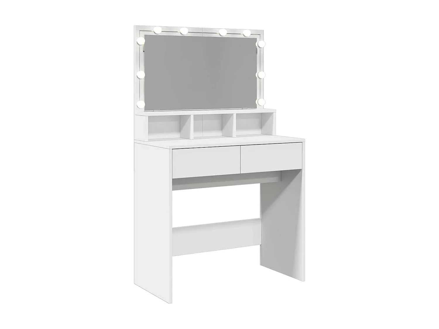 Coiffeuse avec LED blanc 80x41x134,5 cm