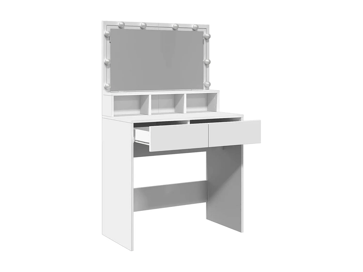 Coiffeuse avec LED blanc 80x41x134,5 cm