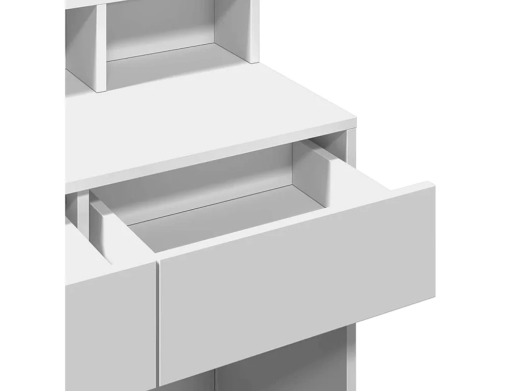 Coiffeuse avec LED blanc 80x41x134,5 cm