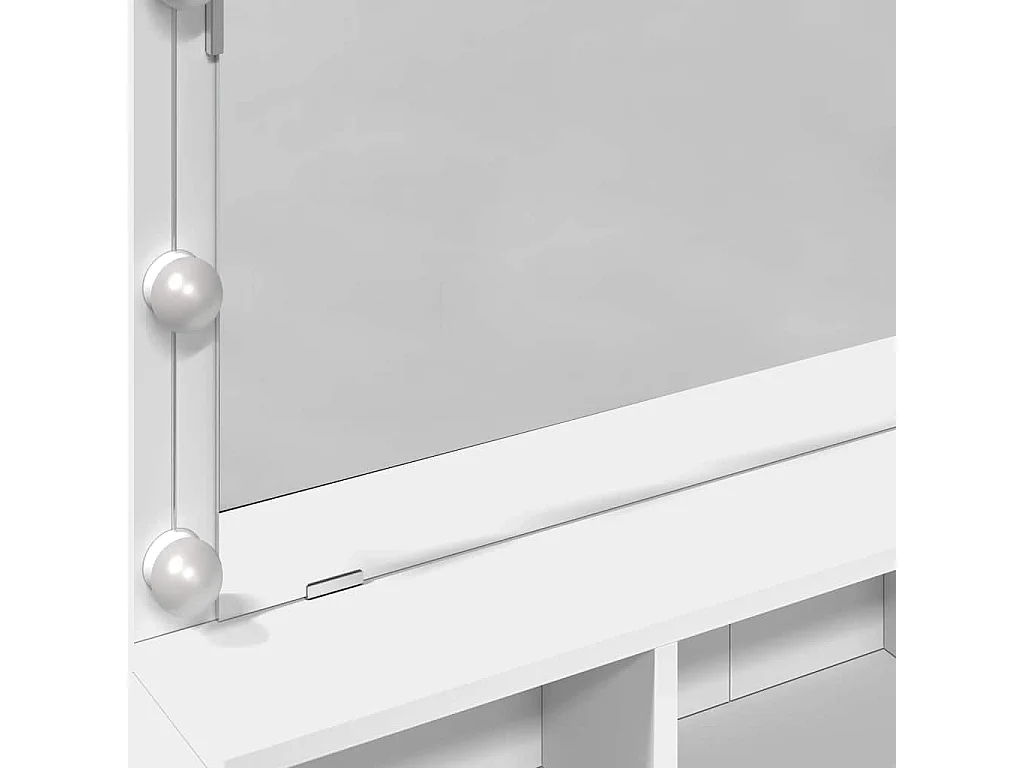 Coiffeuse avec LED blanc 80x41x134,5 cm