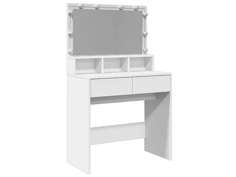 Coiffeuse avec LED blanc 80x41x134,5 cm