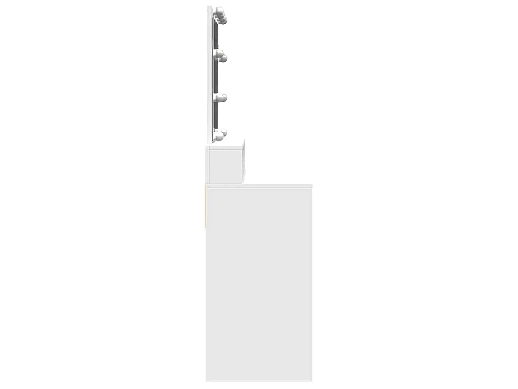 Coiffeuse avec LED blanc 80x41x144,5 cm