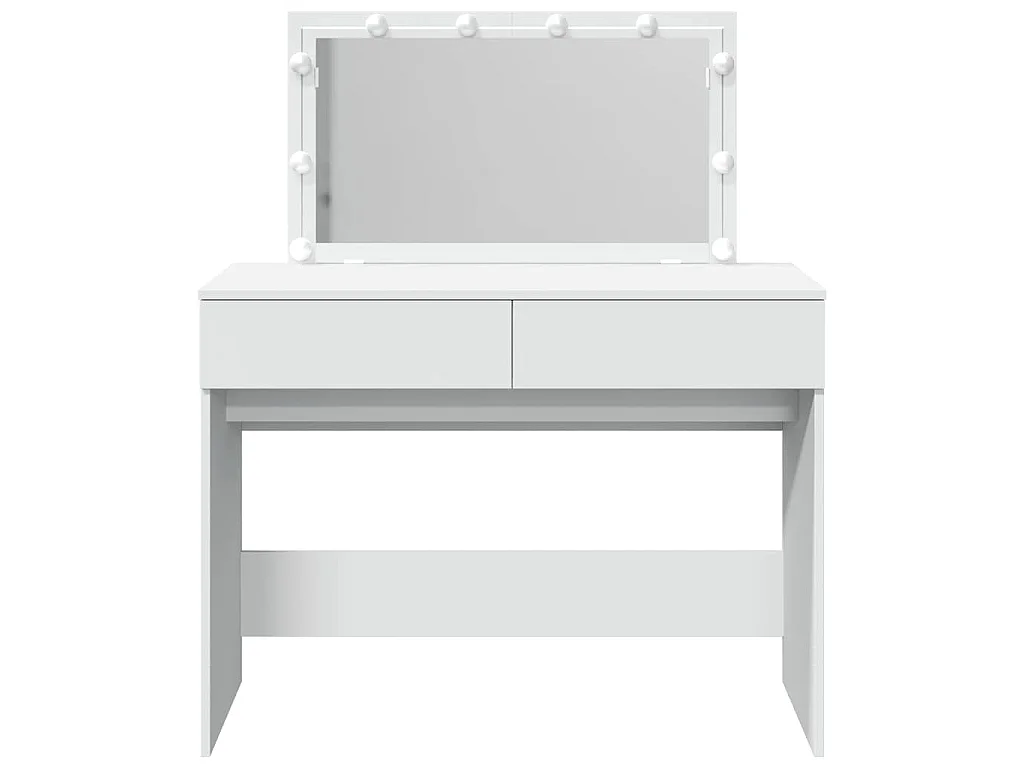 Coiffeuse avec LED blanc 100x40x120 cm