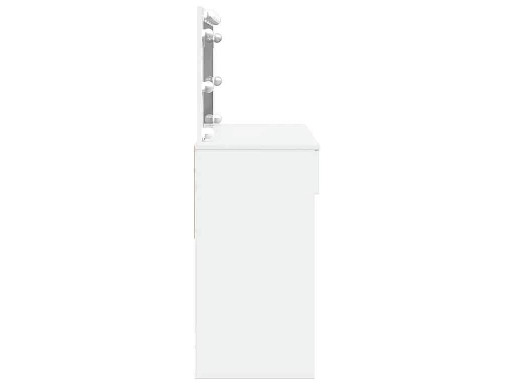 Coiffeuse avec LED blanc 100x40x120 cm