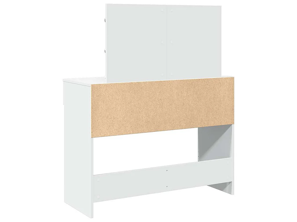 Coiffeuse avec LED blanc 100x40x120 cm