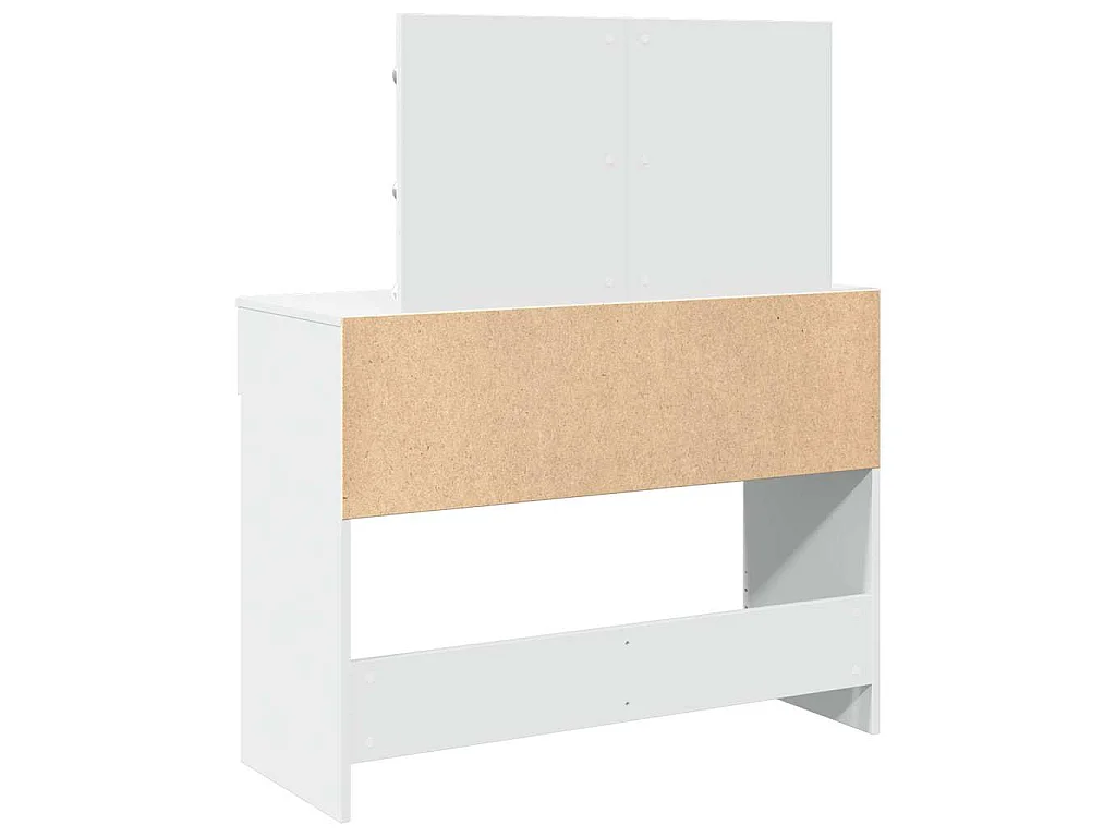 Coiffeuse avec LED blanc 100x40x120 cm