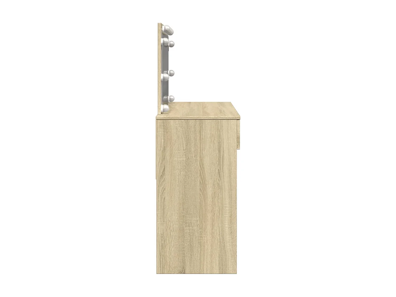 Toucador com LEDs 100x40x120 cm carvalho sonoma