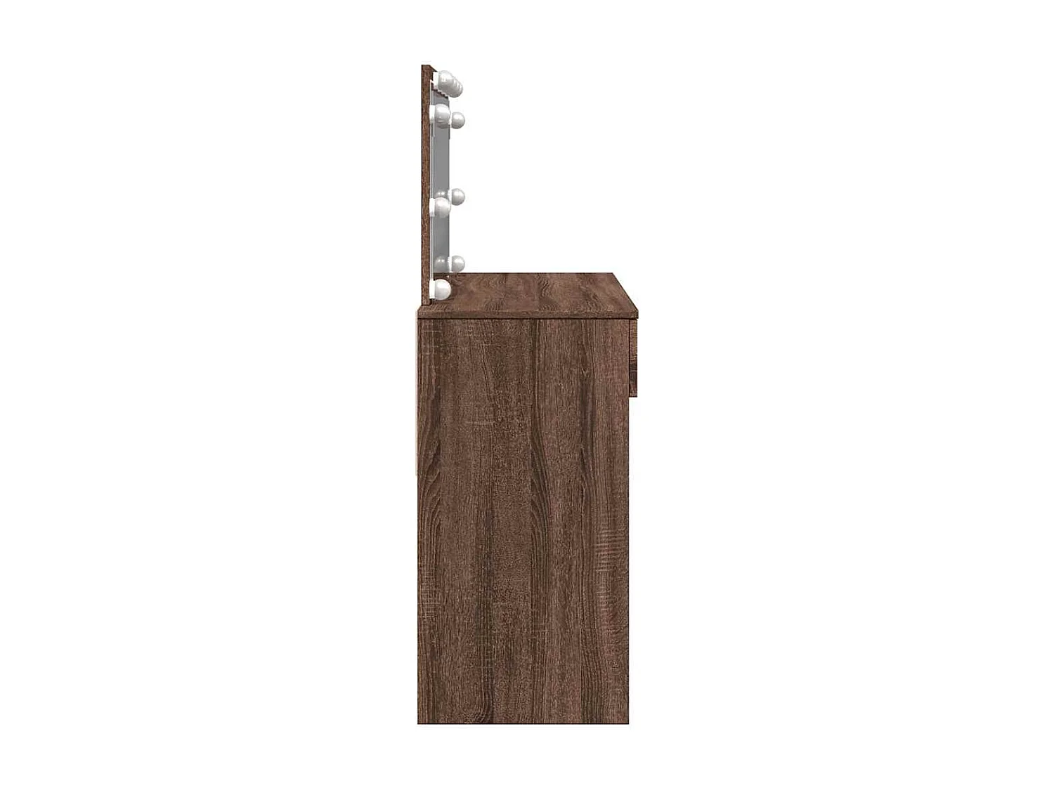 Toucador com LEDs 100x40x120 cm cor carvalho castanho