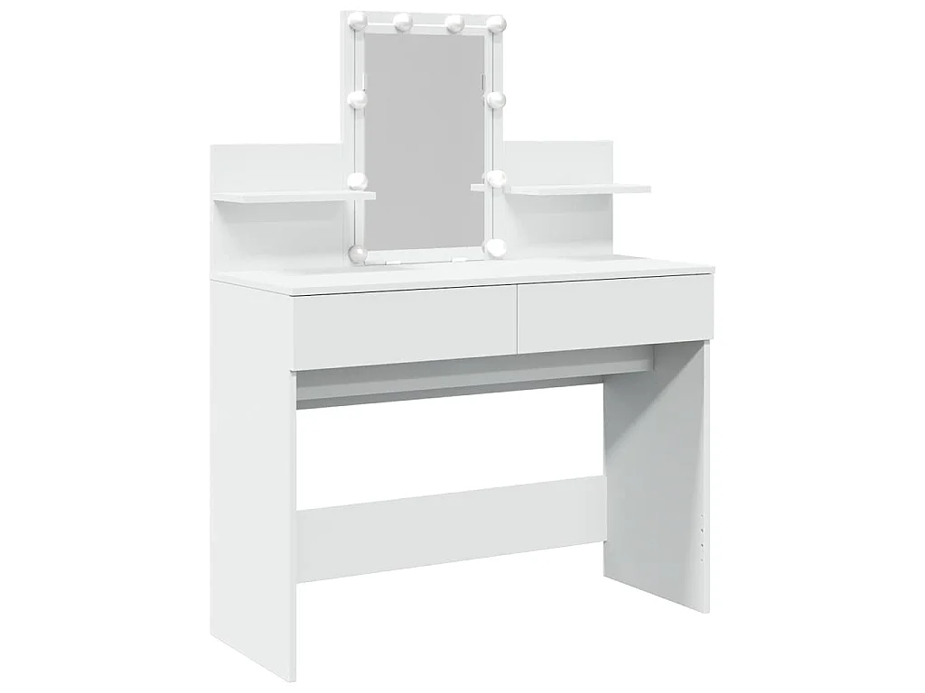 Coiffeuse avec LED blanc 100x40x130 cm