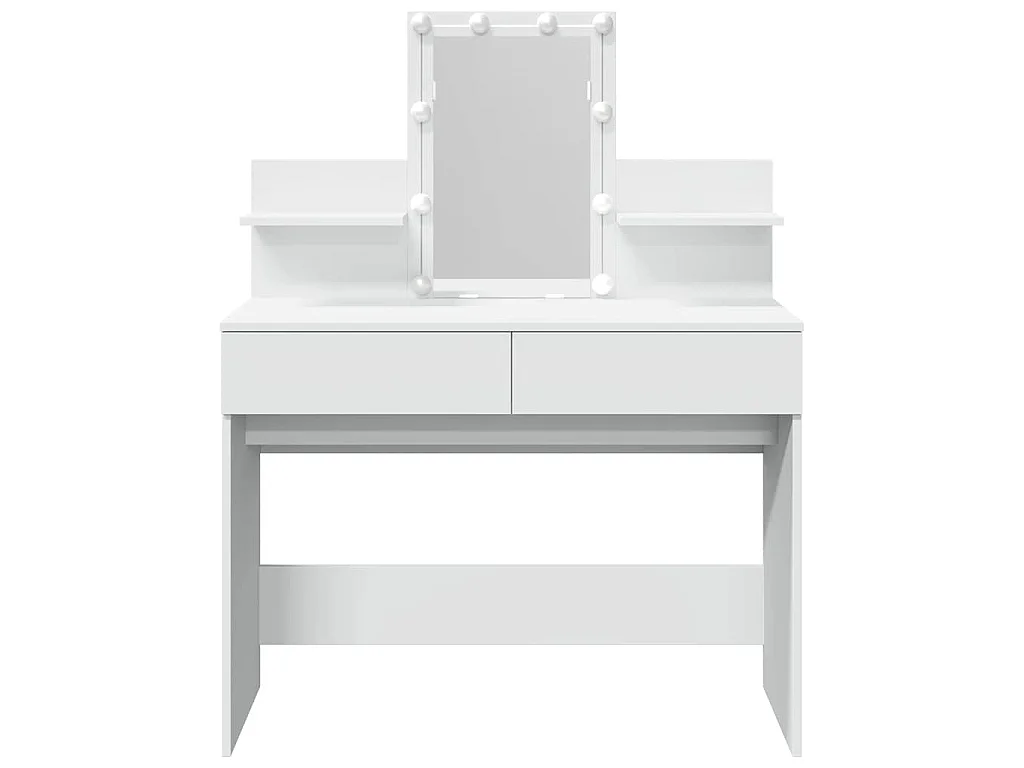 Coiffeuse avec LED blanc 100x40x130 cm
