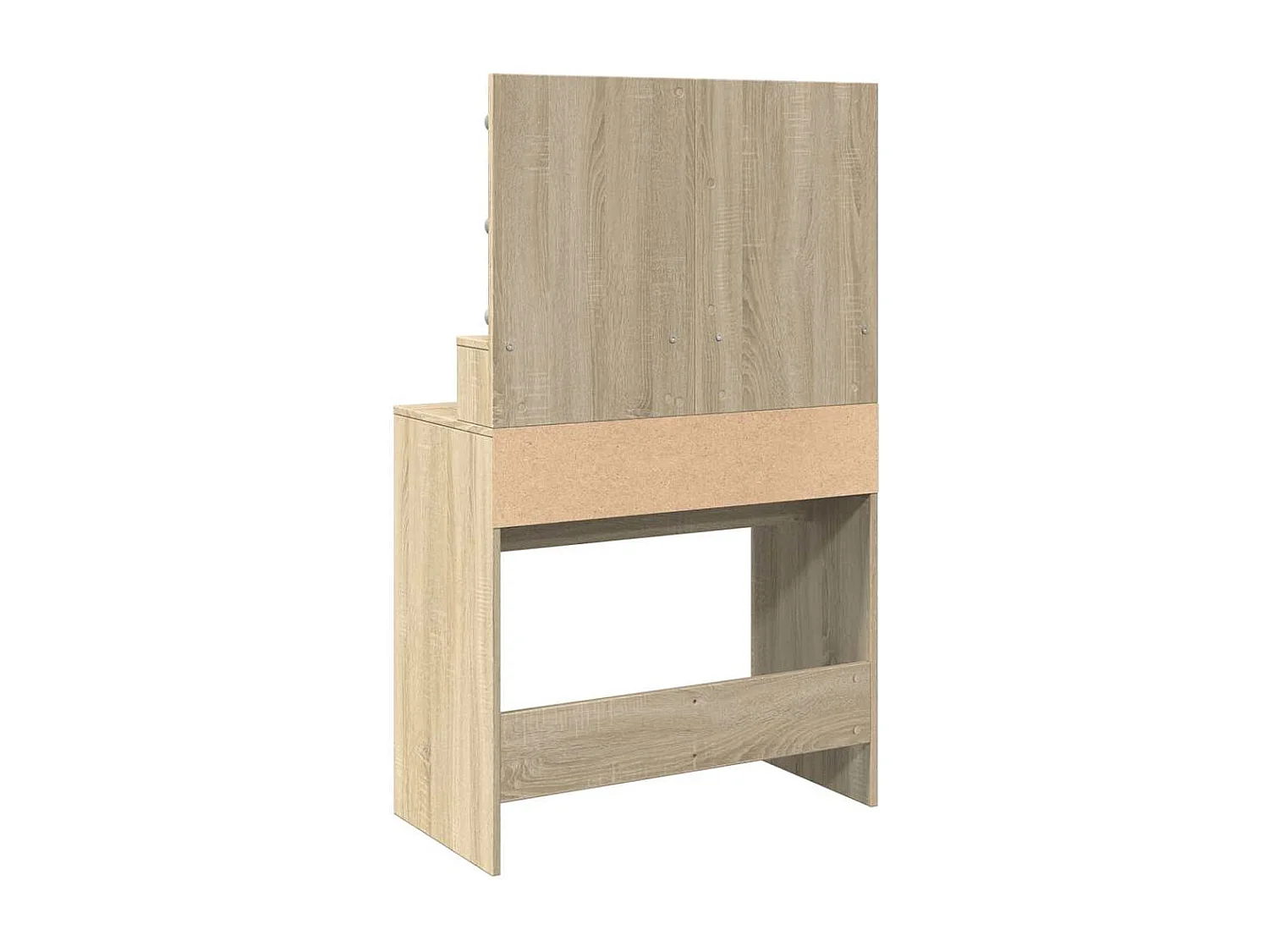 Kaptafel met LED 80x41x134,5 cm sonoma eikenkleurig
